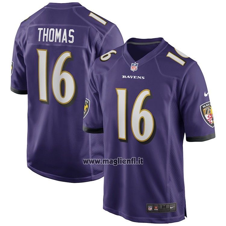 Maglia NFL Game Baltimore Ravens Anthony Thomas Viola